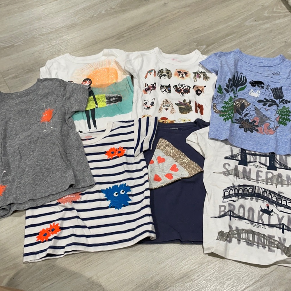 Bundle of Crewcuts collectible T-shirts